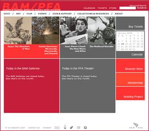 berkeley website built with FMStudio